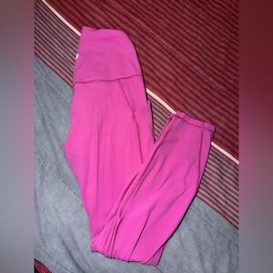 Lululemon Athletica Vibrant Pink Leggings